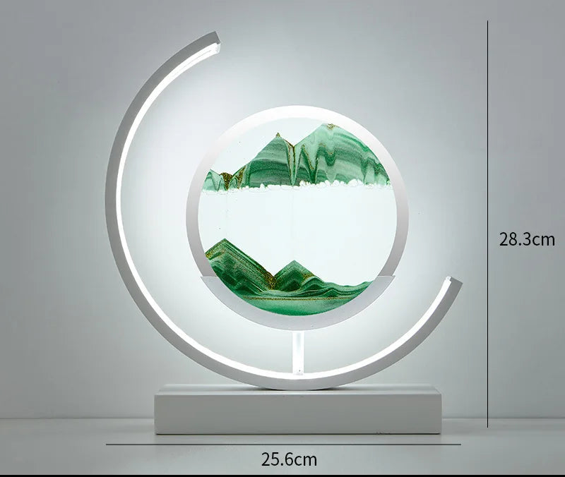 Sand Art Light Cresent Moon