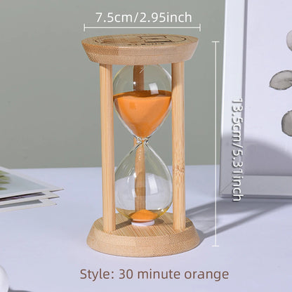 Wooden Sand Clock: 3–30 Minute Hourglass Timers
