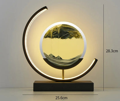 Sand Art Light Cresent Moon