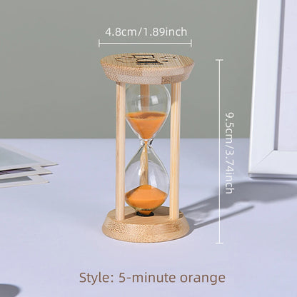 Wooden Sand Clock: 3–30 Minute Hourglass Timers