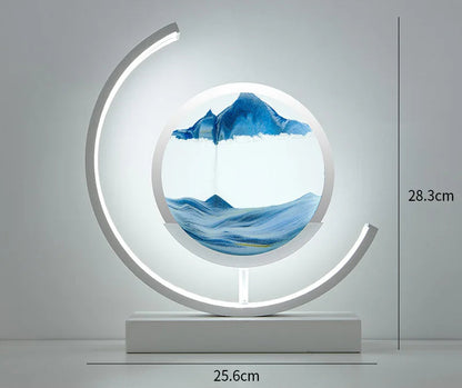 Sand Art Light Cresent Moon