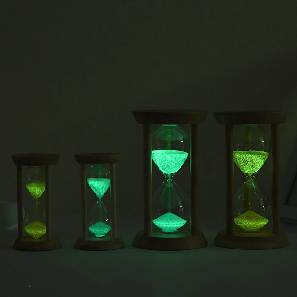 Wooden Sand Clock: 3–30 Minute Hourglass Timers