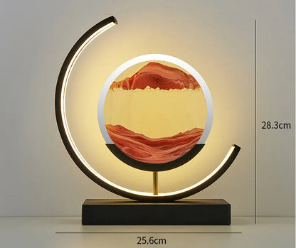 Sand Art Light Cresent Moon