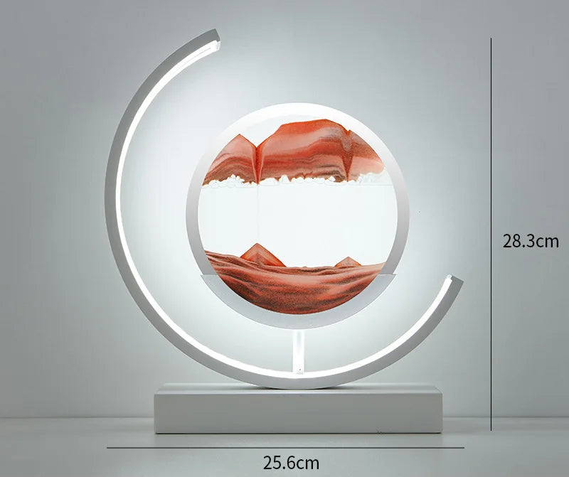 Sand Art Light Cresent Moon