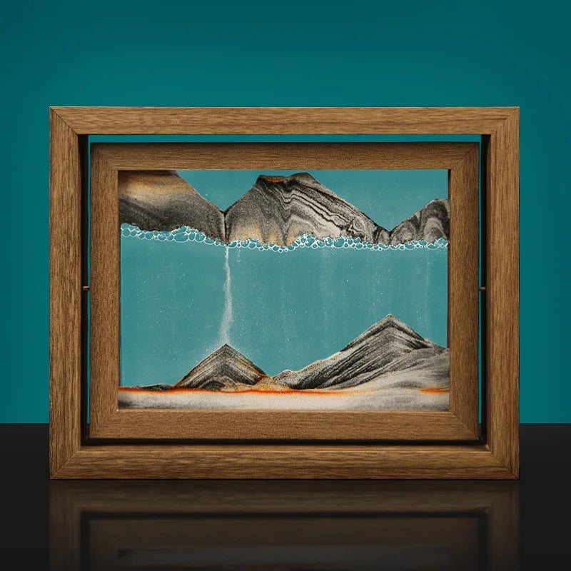 Sand Art Natural Wood