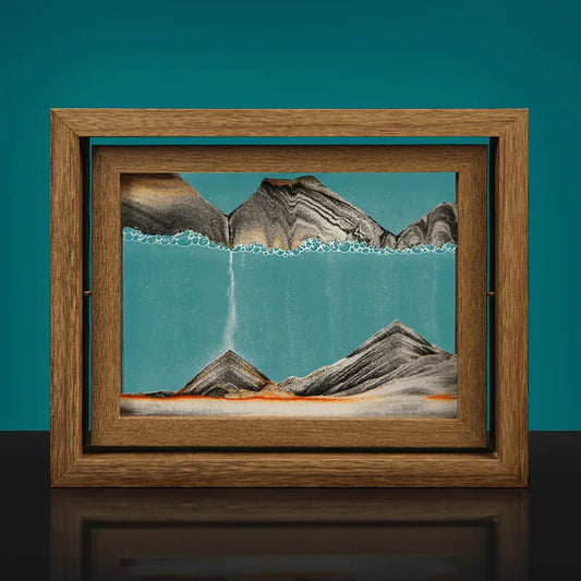 Sand Art Natural Wood