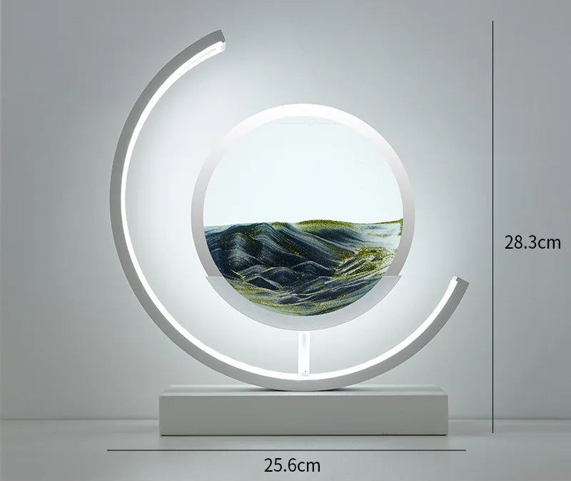 Sand Art Light Cresent Moon