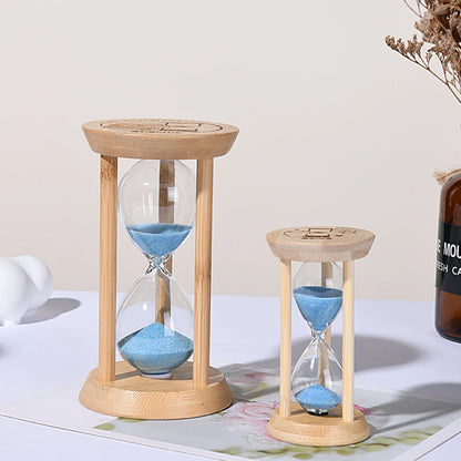 Wooden Sand Clock: 3–30 Minute Hourglass Timers