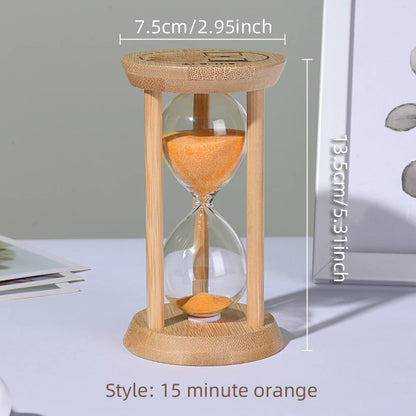Wooden Sand Clock: 3–30 Minute Hourglass Timers